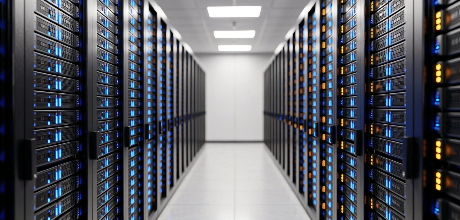 Data infrastructure signifying digital transparency